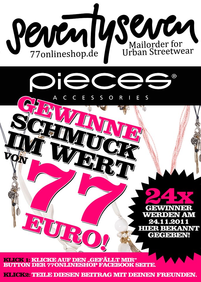Pieces Facebook Gewinnspiel