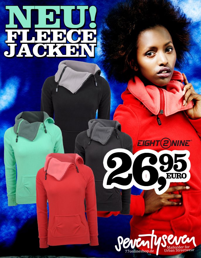 Damen Fleece Jacken Eight2Nine Jacken