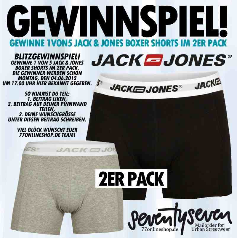 Jack & Jones Boxer Shorts Gewinnspiel auf Facebook